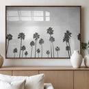 Monochrome Palms Wall Art Canvas Print – Framed Minimalist by MyGreatCanvas | Canvas Wall Art Prints | Photo Prints & Wall Decor