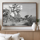 Joshua Tree Wall Art Canvas Print – Framed Desert Path Art by MyGreatCanvas | Canvas Wall Art Prints | Photo Prints & Wall Decor