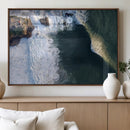 Nazare Coast Wall Art Canvas Print – Framed Aerial Ocean Art by MyGreatCanvas | Canvas Wall Art Prints | Photo Prints & Wall Decor