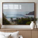 Tropical Beach Scene Wall Art Canvas Print – Framed Coastal by MyGreatCanvas | Canvas Wall Art Prints | Photo Prints & Wall Decor