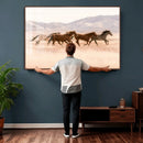 Wild Horse Wall Art Canvas Print – Framed Rustic Western Art by MyGreatCanvas | Canvas Wall Art Prints | Photo Prints & Wall Decor