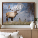 Mountain Elk Wall Art Canvas Print – Framed Rustic Wildlife by MyGreatCanvas | Canvas Wall Art Prints | Photo Prints & Wall Decor