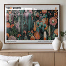 Modern Japanese Wall Art Canvas Print – Framed Abstract