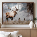 Elk Photography Wall Art Canvas Print – Framed Mountain by MyGreatCanvas | Canvas Wall Art Prints | Photo Prints & Wall Decor