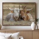 Cow Wall Art Canvas Print – Framed Rustic Animal Decor with by MyGreatCanvas | Canvas Wall Art Prints | Photo Prints & Wall Decor