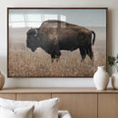 Rustic Bison Decor Wall Art Canvas Print – Framed Buffalo by MyGreatCanvas | Canvas Wall Art Prints | Photo Prints & Wall Decor