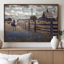Texas Longhorn Canvas Wall Art Print – Framed Rustic Barn by MyGreatCanvas | Canvas Wall Art Prints | Photo Prints & Wall Decor