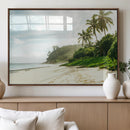 Relaxing Beach Wall Art Canvas Print – Framed Ocean View Art by MyGreatCanvas | Canvas Wall Art Prints | Photo Prints & Wall Decor