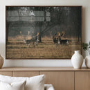 Deer Wall Art Canvas Print – Framed Rustic Wildlife Art by MyGreatCanvas | Canvas Wall Art Prints | Photo Prints & Wall Decor