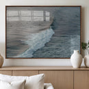 Ocean Waves Wall Art Canvas Print – Framed Coastal Serenity