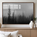 Misty Pines Wall Art Canvas Print – Framed Woodland by MyGreatCanvas | Canvas Wall Art Prints | Photo Prints & Wall Decor