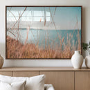 Golden Beach Grass Wall Art Canvas Print – Ocean Breeze Soft by MyGreatCanvas | Canvas Wall Art Prints | Photo Prints & Wall Decor
