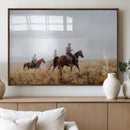 Western Cowboys Wall Art Canvas Print – Framed Rustic by MyGreatCanvas | Canvas Wall Art Prints | Photo Prints & Wall Decor