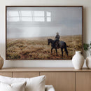 Cowboy Wall Art Canvas Print – Framed Western Ranch Scene by MyGreatCanvas | Canvas Wall Art Prints | Photo Prints & Wall Decor