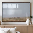 Foggy Plains Wall Art Canvas Print – Framed Horseback Riders by MyGreatCanvas | Canvas Wall Art Prints | Photo Prints & Wall Decor