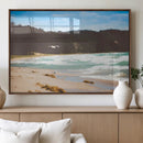 Tranquil Beach Wall Art Canvas Print – Framed Blue Ocean by MyGreatCanvas | Canvas Wall Art Prints | Photo Prints & Wall Decor