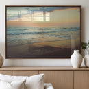 Sunset Seascape Wall Art Canvas Print – Framed Pastel Ocean by MyGreatCanvas | Canvas Wall Art Prints | Photo Prints & Wall Decor