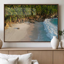 Tropical Beach Wall Art Canvas Print, Framed Ocean Waves and by MyGreatCanvas | Canvas Wall Art Prints | Photo Prints & Wall Decor