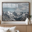 Snowy Peaks Wall Art Canvas Print – Alpine Wilderness
