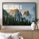 Wilderness Wall Art Canvas Print – Misty Forest Nature