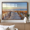 Ocean Sunset Wall Art Canvas Print – Nautical Beach