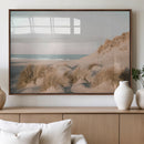 Beach Landscape Wall Art Canvas Print – Framed Sand Dune