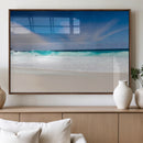 Ocean Breeze Wall Art Canvas Print, Aqua Waves and Coastal by MyGreatCanvas | Canvas Wall Art Prints | Photo Prints & Wall Decor