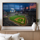 Target Field Wall Art Canvas Print – Baseball Stadium Scene, by MyGreatCanvas | Canvas Wall Art Prints | Photo Prints & Wall Decor