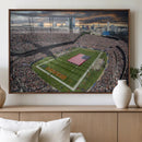 Chicago Bears Soldiers Field Wall Art Canvas Print – Framed