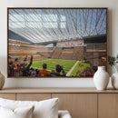 Cleveland Browns Stadium Wall Art Canvas Print – Framed NFL