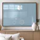 Minimalist Bicycle Balloon Canvas Wall Art – Playful Blue by MyGreatCanvas | Canvas Wall Art Prints | Photo Prints & Wall Decor