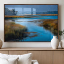 Tranquil Marshland Wall Art Canvas Print – Blue Water by MyGreatCanvas | Canvas Wall Art Prints | Photo Prints & Wall Decor