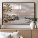 Tropical Beach Wall Art Canvas Print – Palm Trees Rocky by MyGreatCanvas | Canvas Wall Art Prints | Photo Prints & Wall Decor