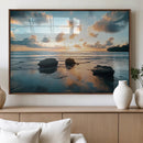 Rocky Ocean Sunset Wall Art Print – Seaside Canvas Dramatic by MyGreatCanvas | Canvas Wall Art Prints | Photo Prints & Wall Decor