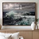 Stormy Ocean Waves Canvas Wall Art – Framed Turbulent Sea by MyGreatCanvas | Canvas Wall Art Prints | Photo Prints & Wall Decor