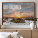 Sunset Beach Wall Art Print – Coastal Canvas Ocean Landscape by MyGreatCanvas | Canvas Wall Art Prints | Photo Prints & Wall Decor