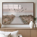 Coastal Pathway Canvas Wall Art Print – Framed Seaside by MyGreatCanvas | Canvas Wall Art Prints | Photo Prints & Wall Decor
