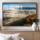 Misty Autumn Hills Wall Art Canvas Print, Foggy Forest by MyGreatCanvas | Canvas Wall Art Prints | Photo Prints & Wall Decor