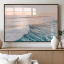 Sunset Surfing Wall Art Canvas Print, Ocean Wave Surfer with by MyGreatCanvas | Canvas Wall Art Prints | Photo Prints & Wall Decor