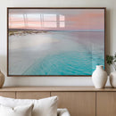 Serene Pastel Beach Wall Art Canvas Print, Tranquil Coastal by MyGreatCanvas | Canvas Wall Art Prints | Photo Prints & Wall Decor