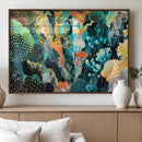 Vivid Underwater Coral Reef Wall Art Canvas Print, by MyGreatCanvas | Canvas Wall Art Prints | Photo Prints & Wall Decor