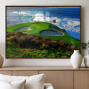Coastal Golf Course Wall Art Canvas Print – Vibrant Green by MyGreatCanvas | Canvas Wall Art Prints | Photo Prints & Wall Decor