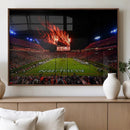 Jordan-Hare Football Stadium Wall Art Canvas Print, Football by MyGreatCanvas | Canvas Wall Art Prints | Photo Prints & Wall Decor