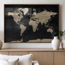World Map Wall Art Print – Detailed Map of the World Wall by MyGreatCanvas | Canvas Wall Art Prints | Photo Prints & Wall Decor
