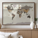 World Map Wall Art Print by MyGreatCanvas | Canvas Wall Art Prints | Photo Prints & Wall Decor