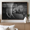 Elephant Family Wall Art Canvas, Framed Elephant Family by MyGreatCanvas | Canvas Wall Art Prints | Photo Prints & Wall Decor