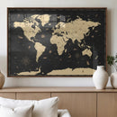 World Map Canvas Print – Detailed Map of the World Wall Art by MyGreatCanvas | Canvas Wall Art Prints | Photo Prints & Wall Decor