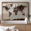 World Map Canvas Triptych – Colorful Global Wall Art for by MyGreatCanvas | Canvas Wall Art Prints | Photo Prints & Wall Decor