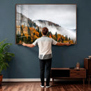 Autumn Forest Wall Art Canvas Print, Foggy Mountain by MyGreatCanvas | Canvas Wall Art Prints | Photo Prints & Wall Decor