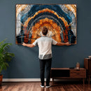 Abstract Wood Grain Canvas Print, Tree Ring Pattern Wall by MyGreatCanvas | Canvas Wall Art Prints | Photo Prints & Wall Decor